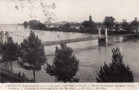 Saint-Cyr-sur-Loire - La Loire entre Tours et St-Cyr - Pont Bonaparte, île Simon - Vue prise de la terrasse de la villa Ste-Marie.