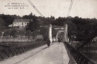 Saint-Cyr-sur-Loire - Le pont suspendu de Saint-Cyr sur la Loire.