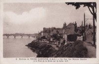 Saint-Cyr-sur-Loire - Le Coq, les Maisons Blanches et le Pont de la Motte.