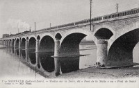 Saint-Cyr-sur-Loire - Viaduc sur la Loire, dit Pont de la Motte ou Pont de Saint-Come.