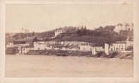Saint-Cyr-sur-Loire - Bords de Loire - Photographie ancienne (10,5 x 6,5 cm) - Datée 16 mai 1872.
