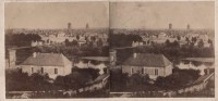 Saint-Cyr-sur-Loire - Photo stéréoscopique - Vue de la ville de Tours prise des coteaux de St-Cyr (17 x 8 cm).