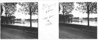 Saint-Cyr-sur-Loire - Photo stéréoscopique sur plaque de verre (10,5 x 4,5 cm) - Vue sur la ville.