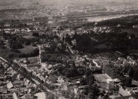 Saint-Cyr-sur-Loire - Vue aérienne - Photographie ancienne - 12.6.1928 - 16 x 22 cm - Détail.