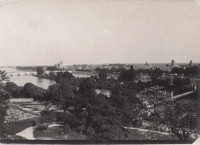 Saint-Cyr-sur-Loire - Panorama pris de la Villa Sainte-Marie - Photographie ancienne (17,5 x 12,5 cm).