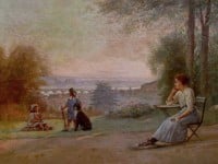 Saint-Cyr-sur-Loire - Le viaduc de St Côme sur la Loire depuis la Tourelle -place de l’Homme Noir.