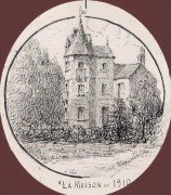 Saint-Cyr-sur-Loire - La Tourelle, dessins à la plume de Marie-Madeleine DAMON-FOUQUEREAU, fille du peintre R. L. DAMON.