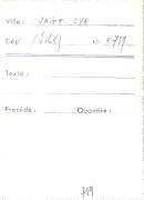 Saint-Cyr-sur-Loire - BEAURÉPIT, le rocher, le kiosque - Epreuve pour carte postale (verso).