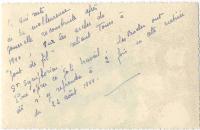 Saint-Cyr-sur-Loire - Destruction du pont de Fil, miné par les allemands le 22 août 1944 - photographie originale (verso).