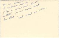 Saint-Cyr-sur-Loire - Destruction du pont de St Cyr, miné par les allemands le 22 août 1944 - photographie originale (verso).