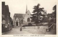 Saint-Cyr-sur-Loire - L'Eglise bâtie par Louis XI.